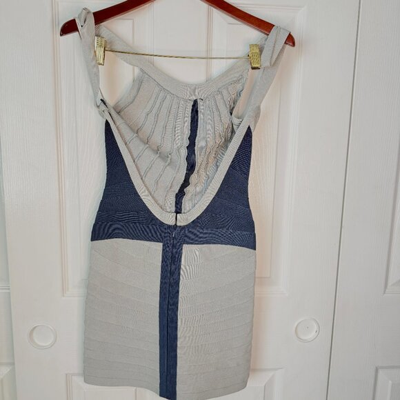New Authentic Herve Leger Bandage Dress Small Bodycon Cocktail Y2K Party Club - Picture 4 of 10
